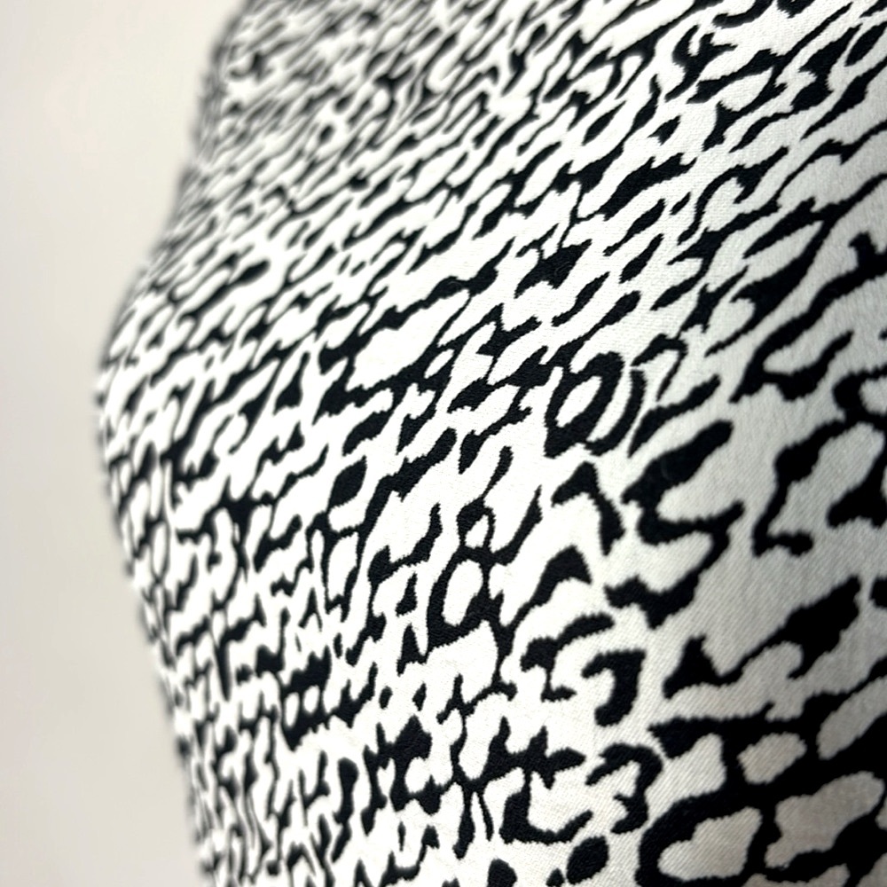 Diane von Furstenberg Women’s Pele Snake Wave Jacquard Sheath Midi Dress Size 0 - Picture 4 of 11